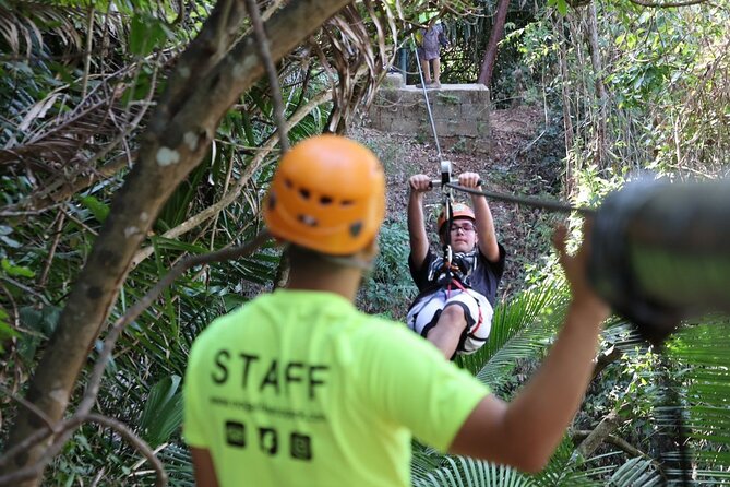 Canopy EcoPark Adventure with transportation from Puerto Vallarta - Eco Orbit Adventures pickup, then straight into jungle mode