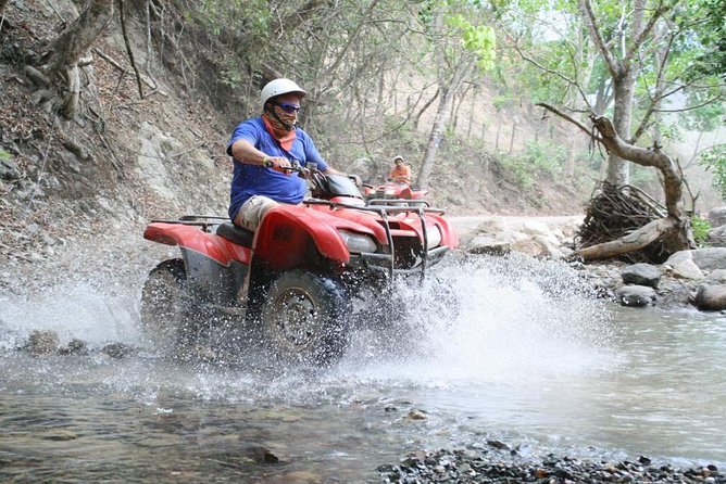 Combo ATV + Zipline R.R - Where You Meet: Plaza Las Glorias and Other Puerto Vallarta Options