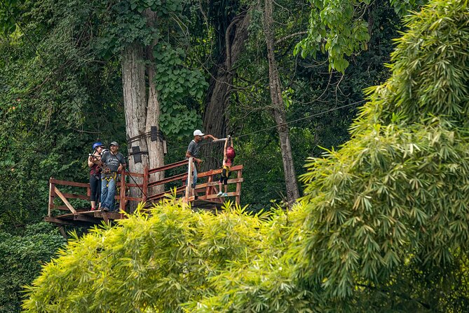 Combo Horseback Riding in Vallarta with ATV and Ziplines. - Zipline 7 Lines Over Jungle Trees and Remote Rivers