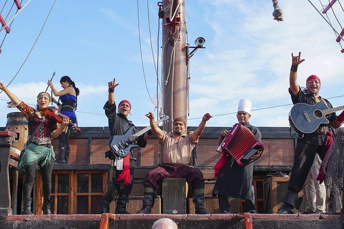 Dinner Under the Sea + Pirate Show in Puerto Vallarta Bay - Bay cruise views and the fireworks show