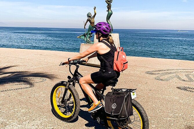 E-Bikes Taco Tour - Stop 1, Malecon Boardwalk: Sea Air and First Photo Stops