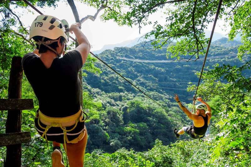 From Puerto Vallarta & Nuevo Vallarta: Canopy Zipline Tour - Mule Ride at the Top, Then a Pool That Resets Your Legs