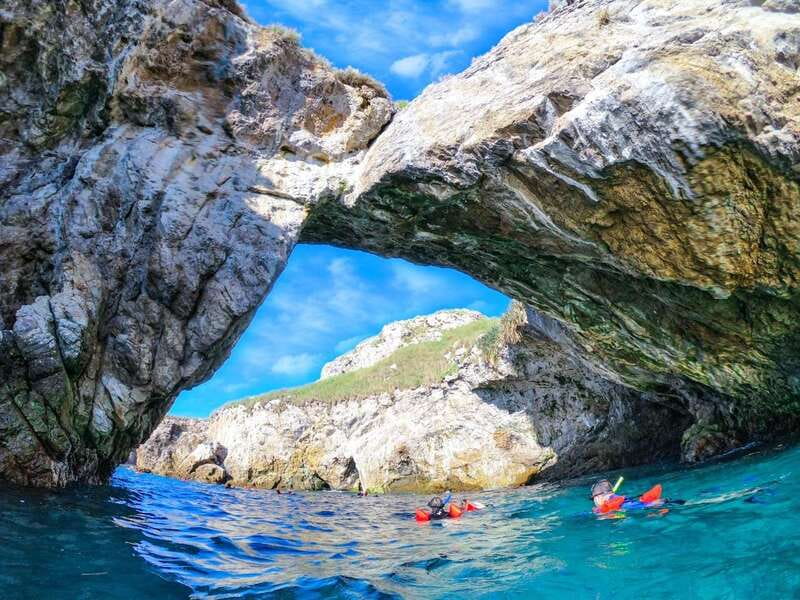 From Vallarta: Marietas Islands & Beach BBQ at Majahuitas - Islas Marietas National Park: caverns, archways, and real wildlife time