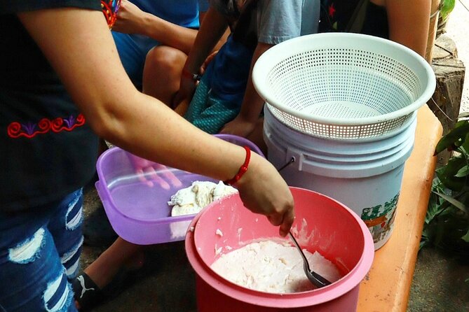 Hands-on Mexican Farm Experience: from Cow to Cheese - Tortilla making: pressing dough and eating them hot