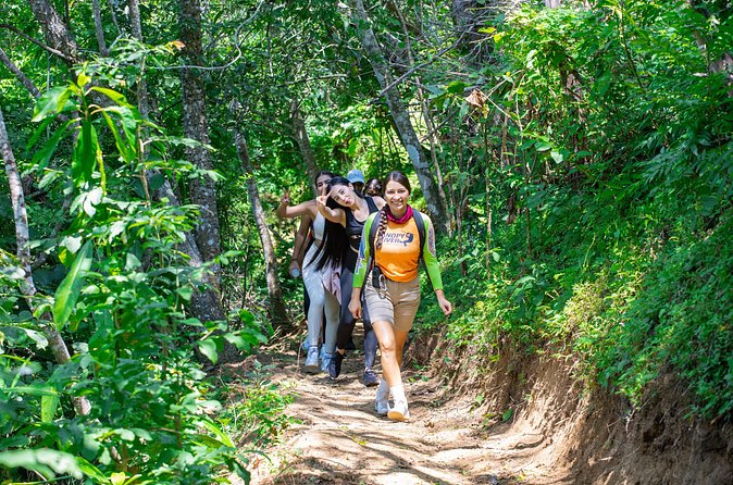 Hiking through the mountains of Puerto Vallarta and glass viewpoint - Waterfall stop: sometimes a trickle, still a nice break