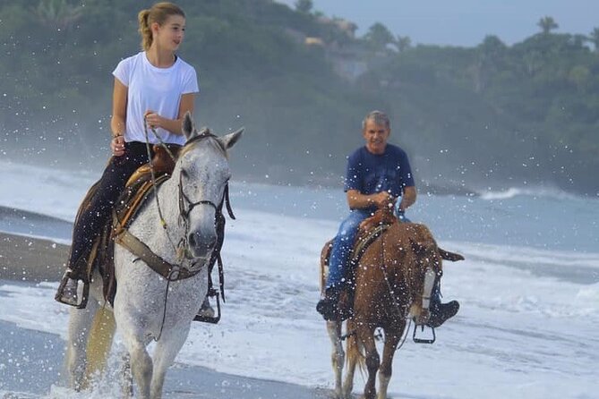 Horseback Riding in Sayulita Through Jungle Trails to the Beach - Jungle trails to a river stop: what the middle of the ride feels like