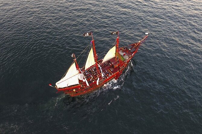 Incredible Nightly Pirate Show in the Bay of Puerto Vallarta - From the Marina to the First Show: Timing at 5:30 pm
