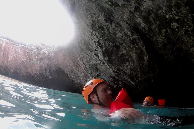 Marietas Islands snorkeling & Hidden beach (w/ restrictions) - Hidden Beach: the timed permit swim to a sand cave