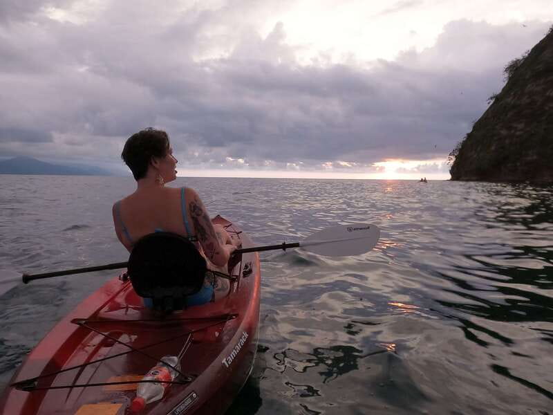 Mismaloya: Los Arcos Bioluminescent Waters Kayak & Cave Tour - Swimming and snorkeling options once it is dark