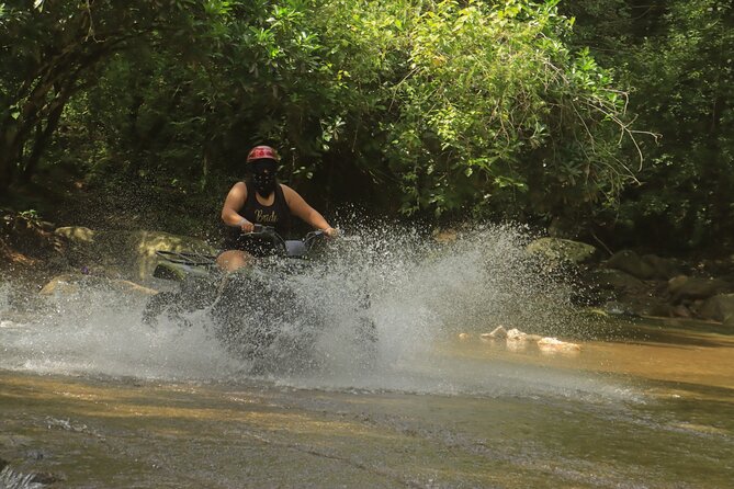 Off-road ATV-QUAD tour in single and double seats - Rancho Mi Abuelo: tortillas, molcajete sauce, and tastings in clear water