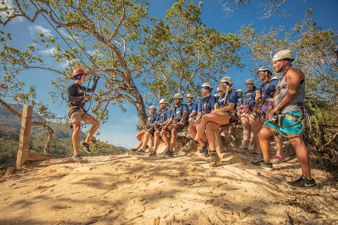 Outdoor Ziplining, Waterfalls & Speed boat in Puerto Vallarta - Base camp snacks, towels, lockers, and the photo reality check