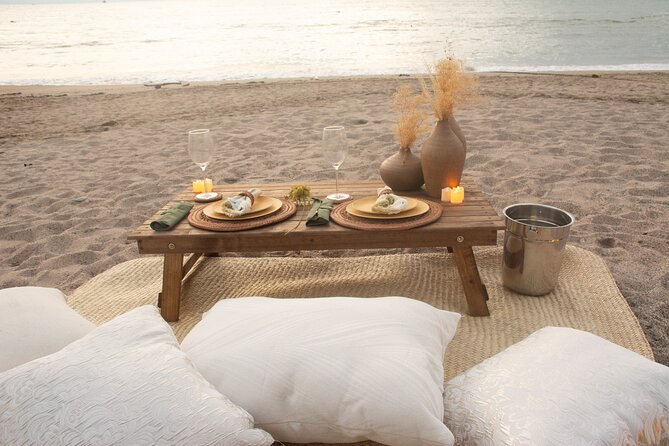 Picnic or Romantic Dinner on the Beach - How the 2.5 hour beach plan usually flows