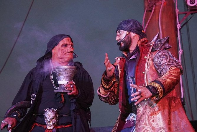 Pirate Ship at Night - The dinner program: special effects dining plus 6 choices