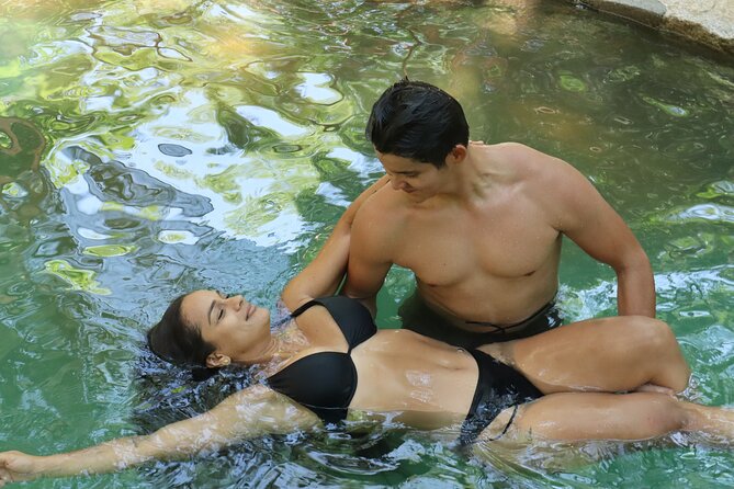 Private RZR Tour through the mountains of Puerto Vallarta - Stop 3 at Rancho Mi Abuelo: waterfall pools and tequila mezcal moments