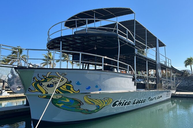 Private Yacht Charter ChicaFUN 2 Waterslides All Inclusive - Stop 2 on the Bay of Banderas: coastal cruising plus time to play