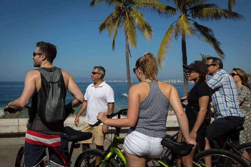 Puerto Vallarta: Bikes and Bites Tour - Beach finish: the cerveza or cocktail, plus swim-ready gear