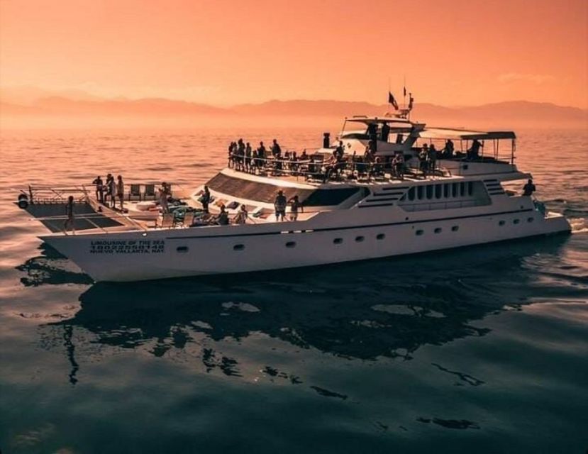 Puerto Vallarta: Mega Yacht Whale Watching Sunset Cruise - Whale Watching Meets Puerto Vallarta Golden Hour