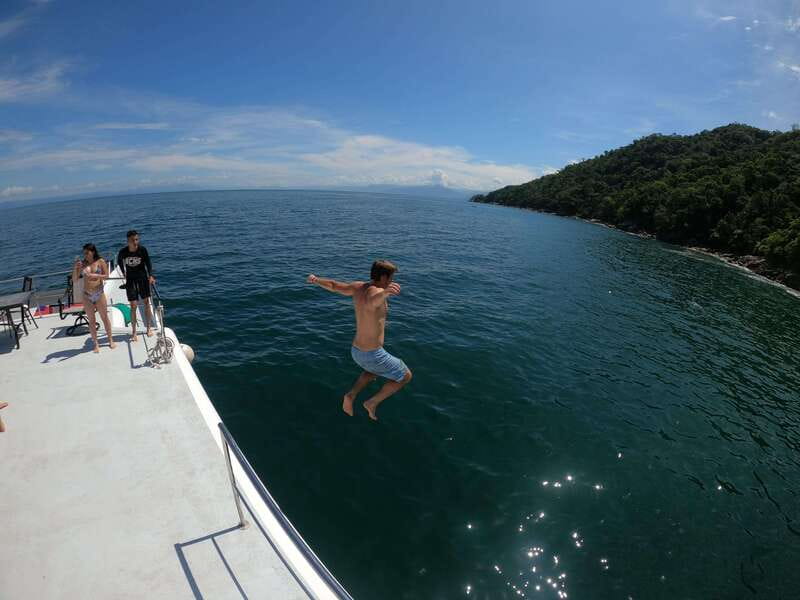 Puerto Vallarta: Yelapa Mega Yacht Cruise - Before Yelapa: swim stops, snorkeling gear, and water toys