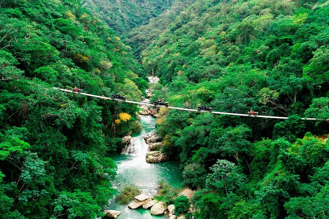 RZR Jorullo Bridge, world's longest vehicle suspension bridge - Puente Colgante El Jorullo: the world’s longest vehicle suspension bridge