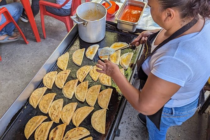 Signature Taco Tour in PV with Vallarta Eats - Breakfast-Style Bites: Chilaquiles, Birria, Carnitas, and Pan Dulce