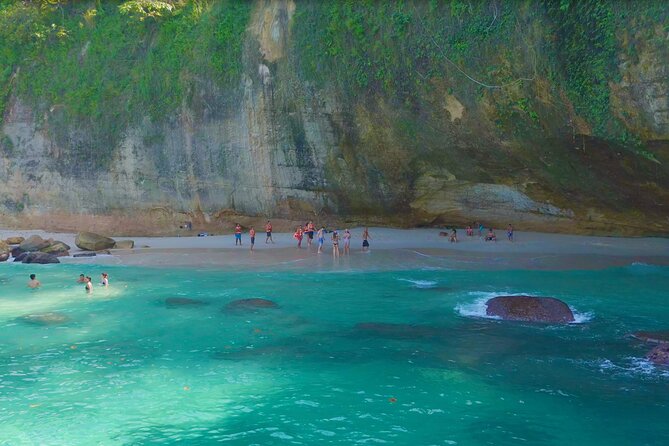 Snorkeling at Los Arcos 5 islands Hidden Beach and Cliff Jumping - Cliff jumping near the Night of the Iguana film set