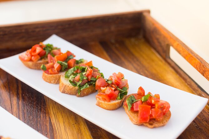 Sunset Sailing for Couples and Small Groups - Snacks, drinks, and the food that gets attention