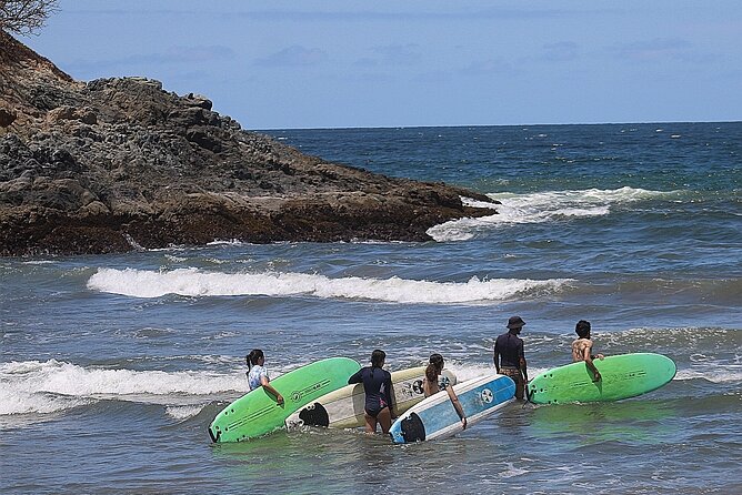 Surfing Lessons La Lancha - Private instruction, English coaching, and Julio’s patience factor