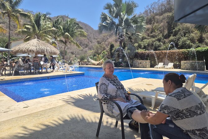 Volcanic Hot Springs, Foot Massage, Tequila & Mex BBQ - The volcanic hot springs: relaxing soak with one important rule