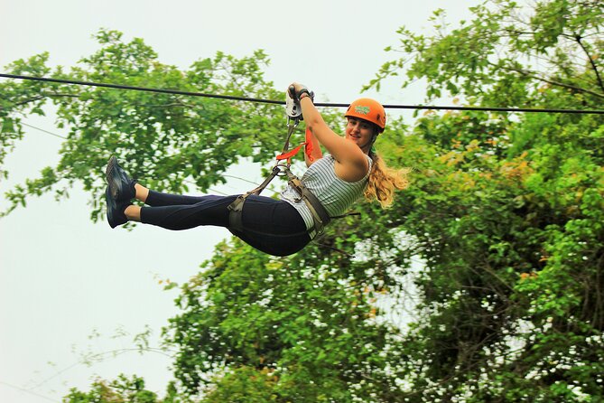 Zip Line for Cruise Ship Passengers, Puerto Vallarta Jungle Adventure - The Jungle Course: Hiking, Speed, and Mule Moments