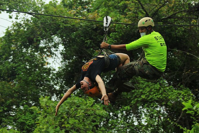 Zip Line for Cruise Ship Passengers, Puerto Vallarta Jungle Adventure - Jorullo Bridge Walking: The In-Between Stretch
